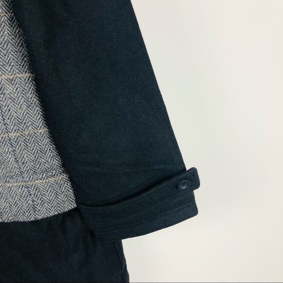 NWT Prana Grey black wool herringbone Caprise convertible jacket medium - Picture 6 of 14